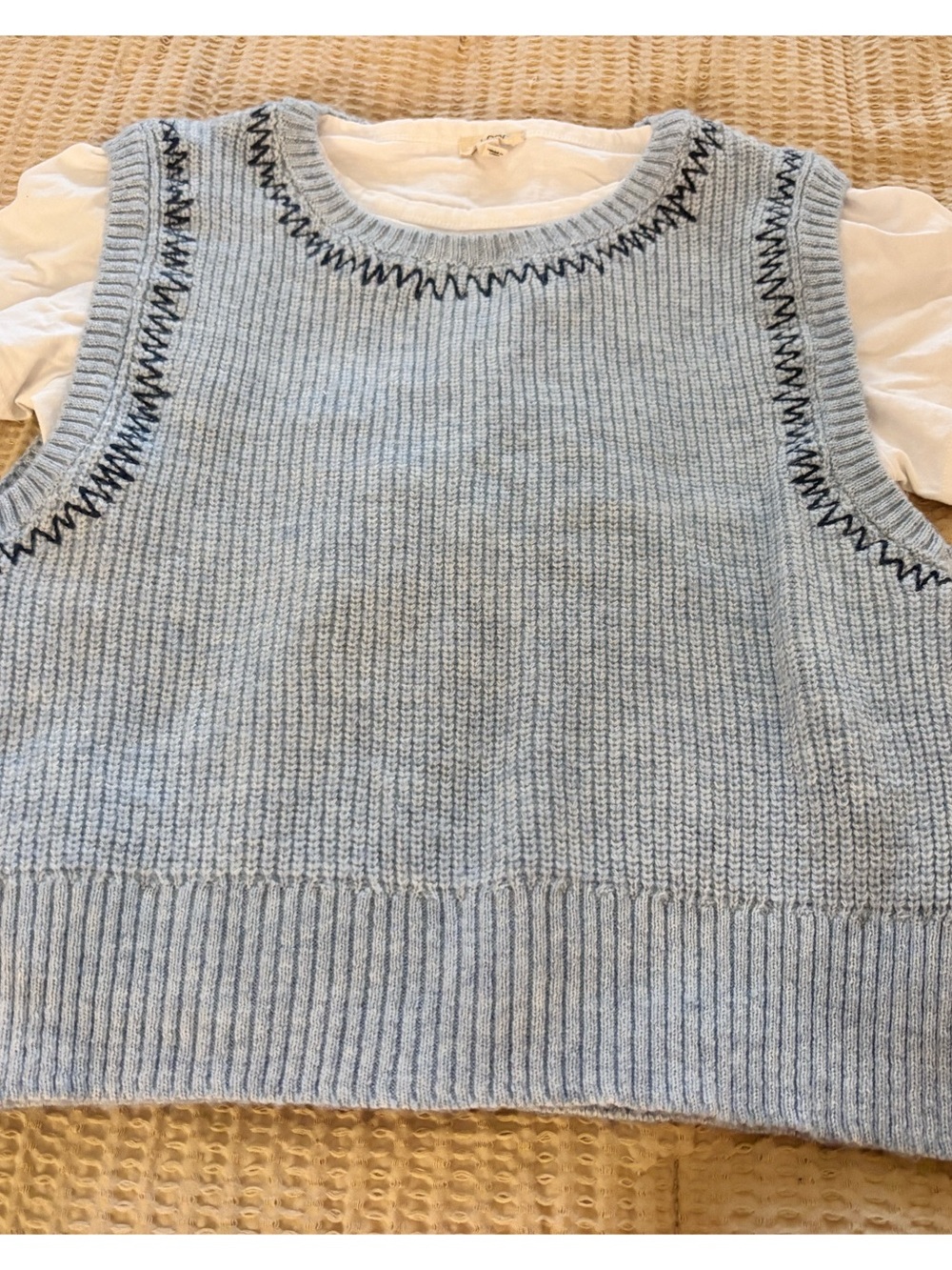 | Anthropologie | Pilcro Twofer Zig Zag Sweater T-shirt - Picture 2 of 3